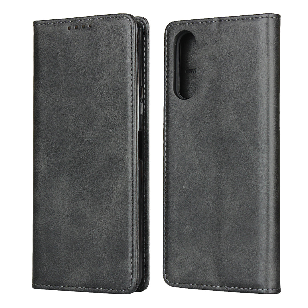 Auto-absorbed Leather Wallet Case for Sony Xperia 10 II