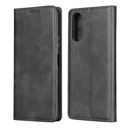 Auto-absorbed Leather Wallet Case for Sony Xperia 10 II