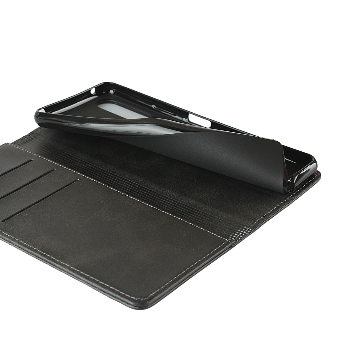 Auto-absorbed Leather Wallet Case for Sony Xperia 10 II