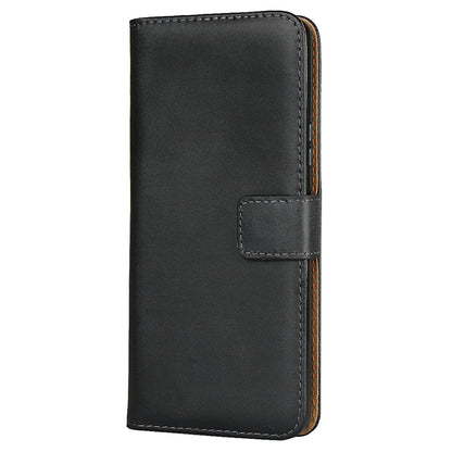 Genuine Leather Phone Shell Cover with Folio Flip Wallet Foldable Stand for Sony Xperia 10 II