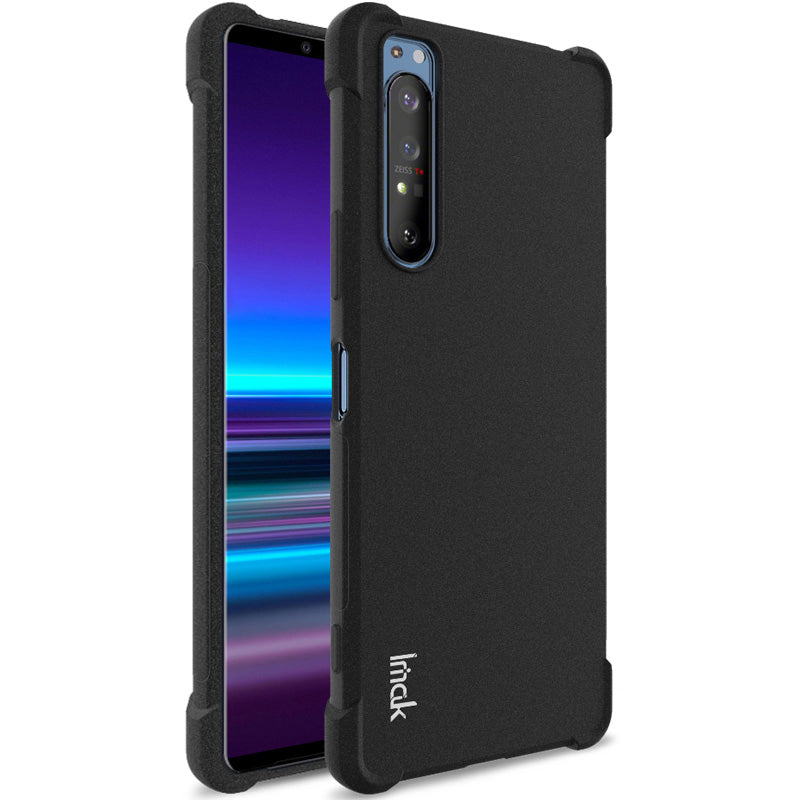 IMAK Silky Anti-drop TPU Soft Shell Cover + Screen Film for Sony Xperia 1 II