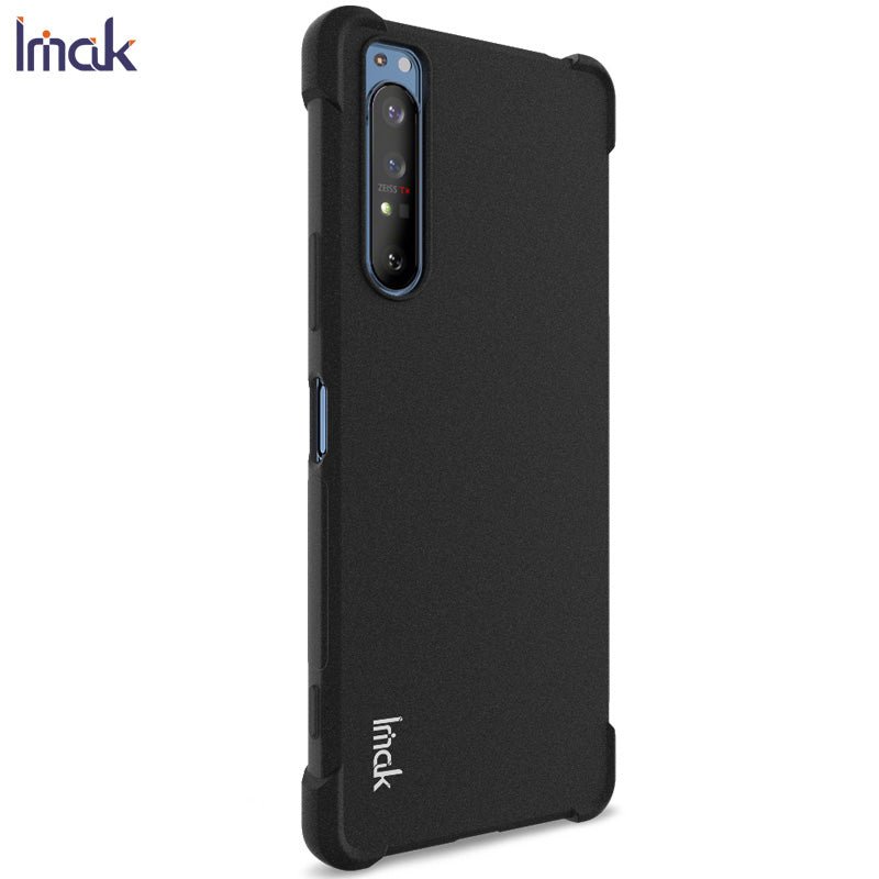 IMAK Silky Anti-drop TPU Soft Shell Cover + Screen Film for Sony Xperia 1 II