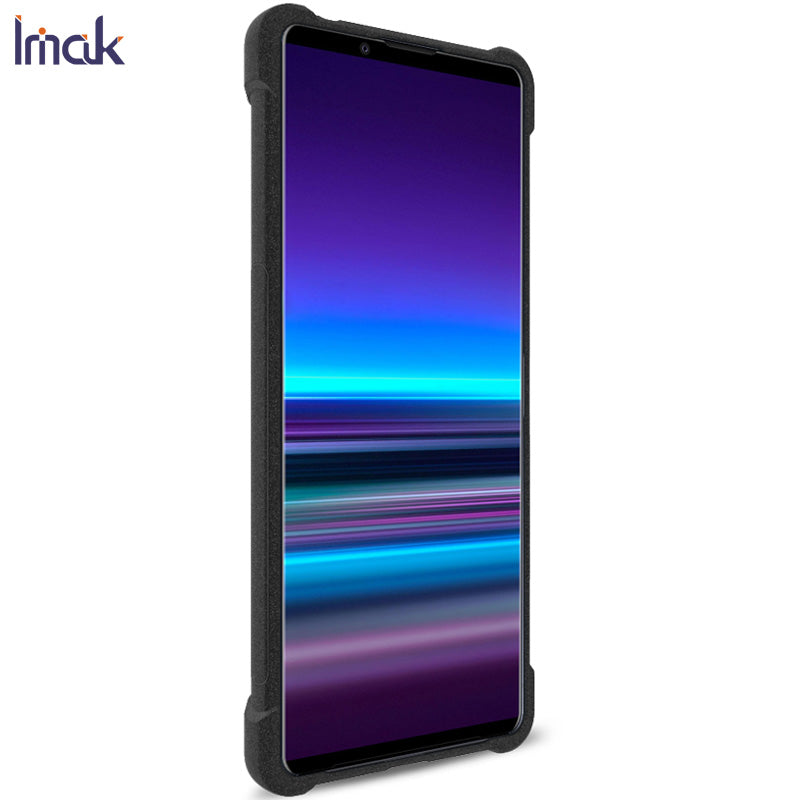 IMAK Silky Anti-drop TPU Soft Shell Cover + Screen Film for Sony Xperia 1 II