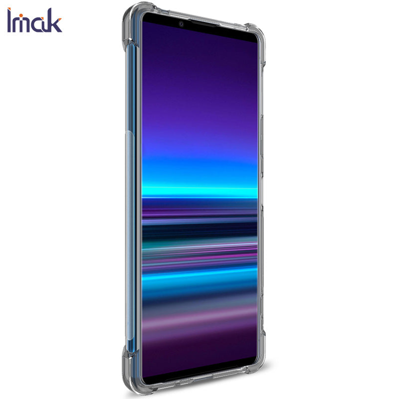 IMAK Silky Anti-drop TPU Soft Shell Cover + Screen Film for Sony Xperia 1 II