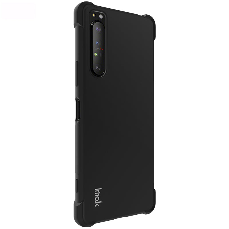 IMAK Silky Anti-drop TPU Soft Shell Cover + Screen Film for Sony Xperia 1 II