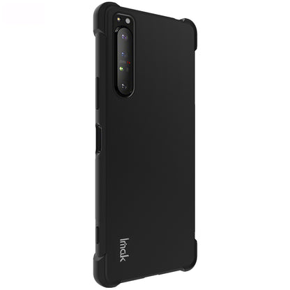 IMAK Silky Anti-drop TPU Soft Shell Cover + Screen Film for Sony Xperia 1 II