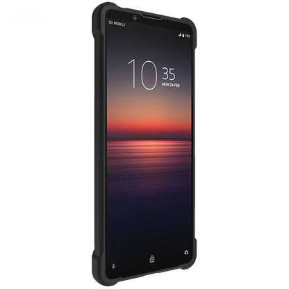 IMAK Silky Anti-drop TPU Soft Shell Cover + Screen Film for Sony Xperia 1 II