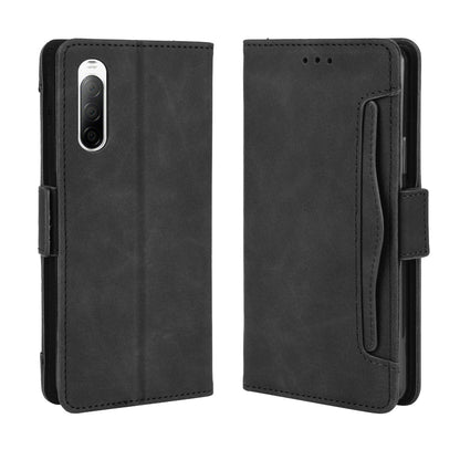 Leather Stand Case with Card Slots for Sony Xperia 10 II