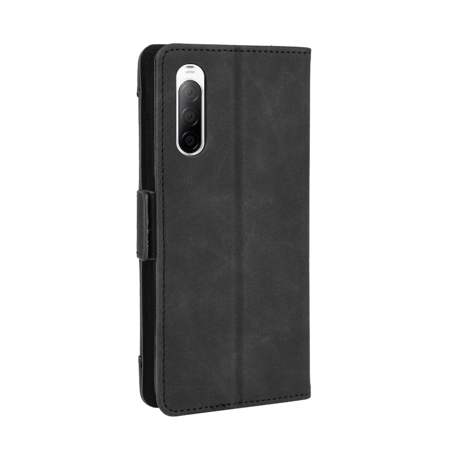Leather Stand Case with Card Slots for Sony Xperia 10 II