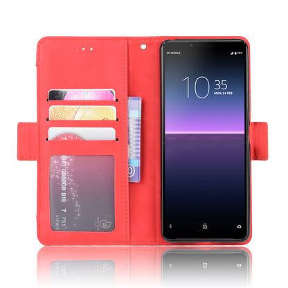Leather Stand Case with Card Slots for Sony Xperia 10 II