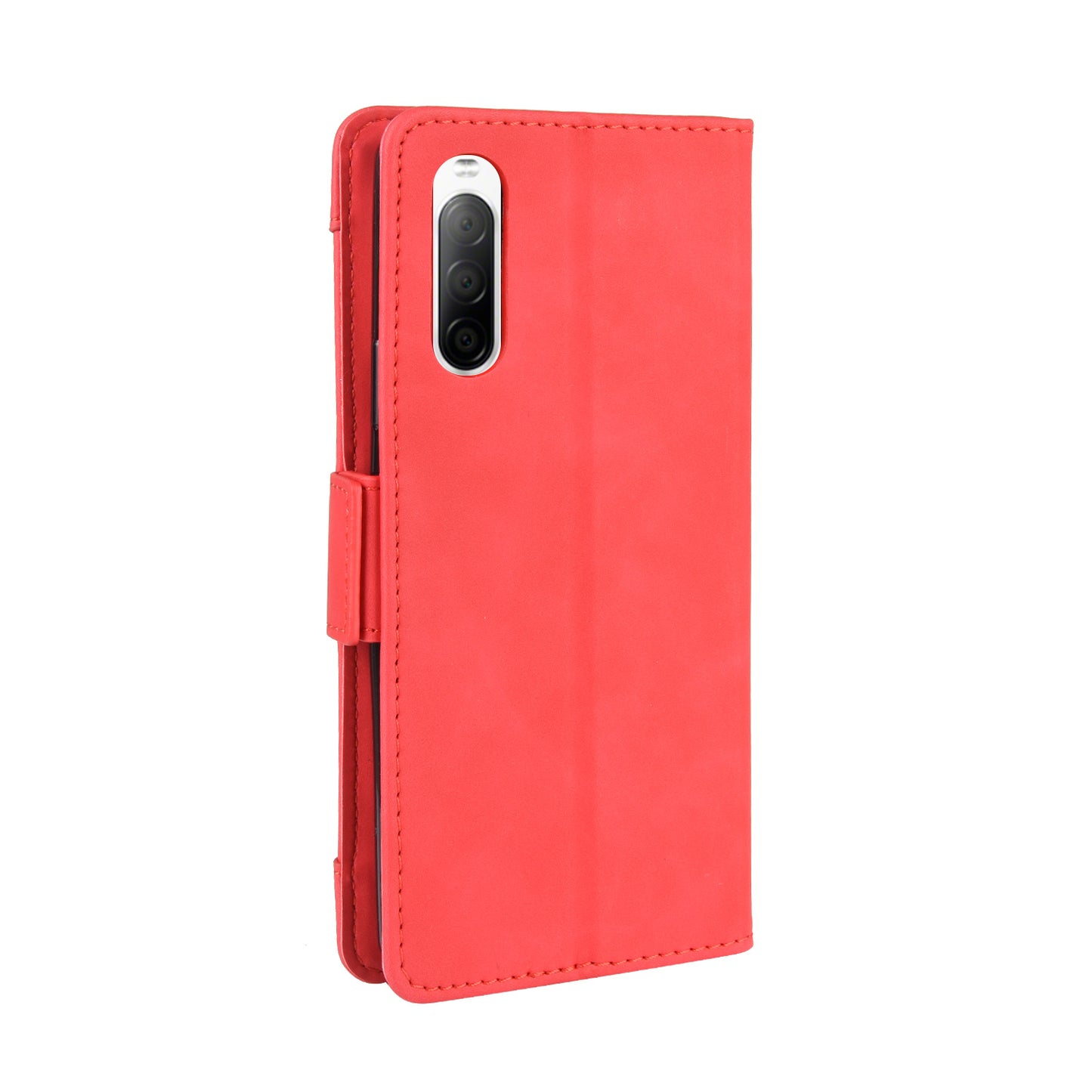 Leather Stand Case with Card Slots for Sony Xperia 10 II