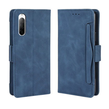 Leather Stand Case with Card Slots for Sony Xperia 10 II