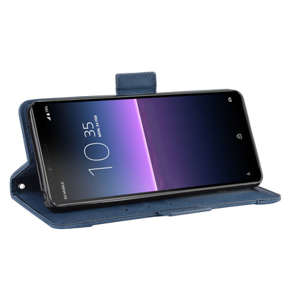 Leather Stand Case with Card Slots for Sony Xperia 10 II