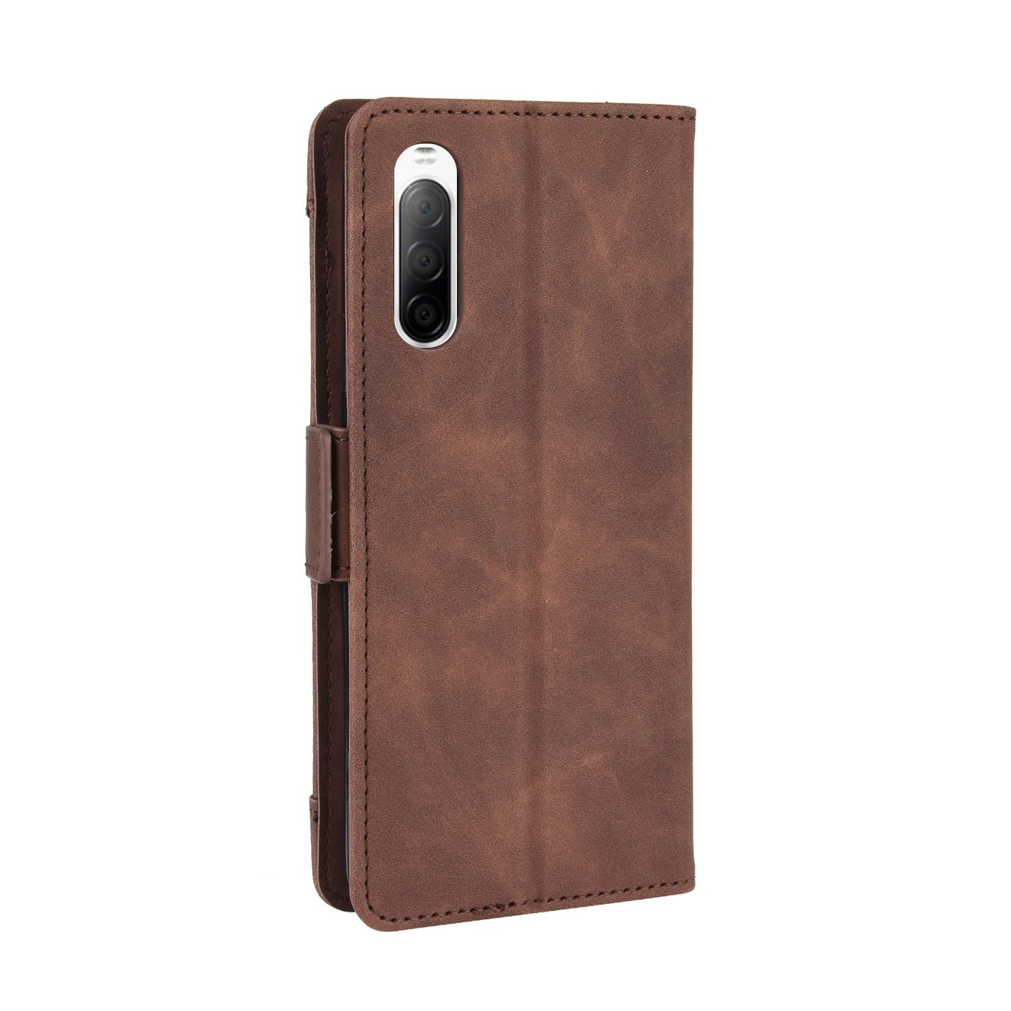 Leather Stand Case with Card Slots for Sony Xperia 10 II