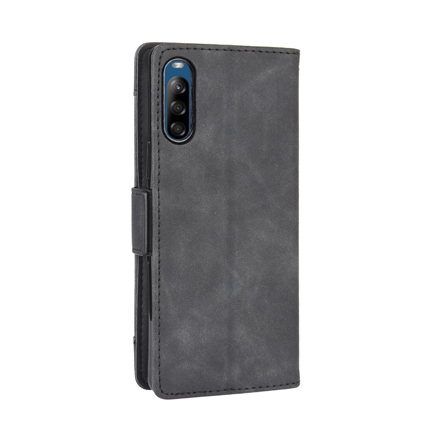 Wallet Stand Flip Leather Phone Case with Multiple Card Slots for Sony Xperia L4