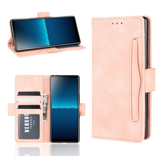 Wallet Stand Flip Leather Phone Case with Multiple Card Slots for Sony Xperia L4