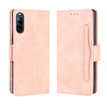 Wallet Stand Flip Leather Phone Case with Multiple Card Slots for Sony Xperia L4