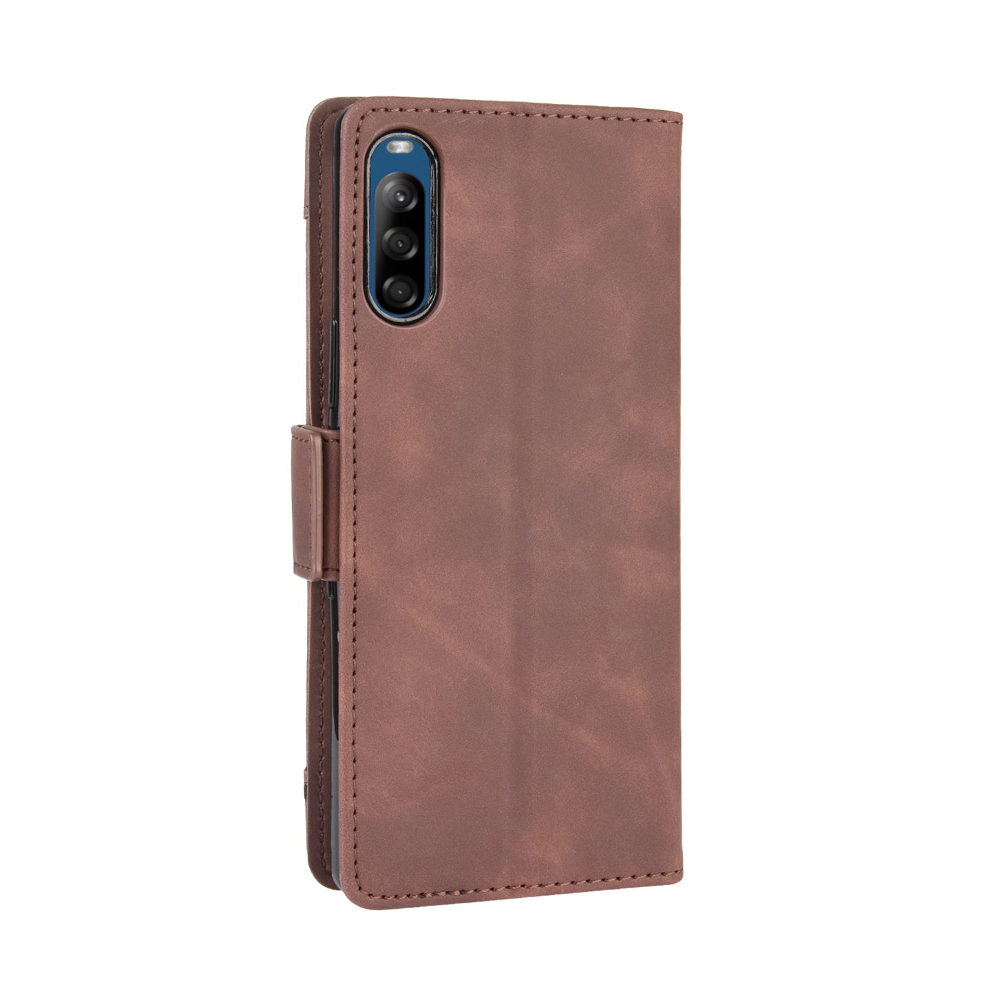 Wallet Stand Flip Leather Phone Case with Multiple Card Slots for Sony Xperia L4