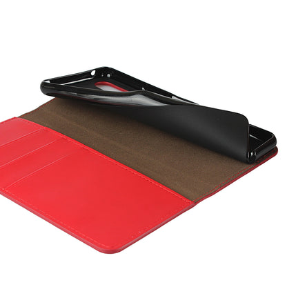 Crazy Horse Wallet Stand Genuine Leather Case Phone Shell for Sony Xperia 10 II