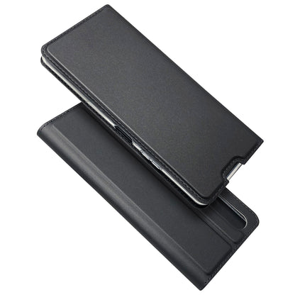 Magnetic Adsorption Stand Leather Card Holder Case for Sony Xperia 10 II