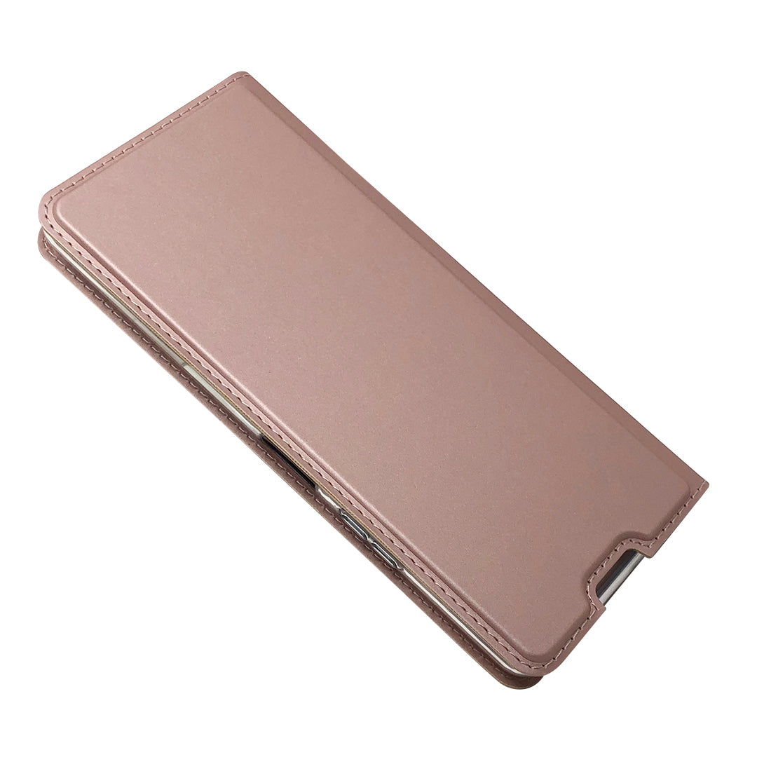 Magnetic Adsorption Stand Leather Card Holder Case for Sony Xperia 10 II