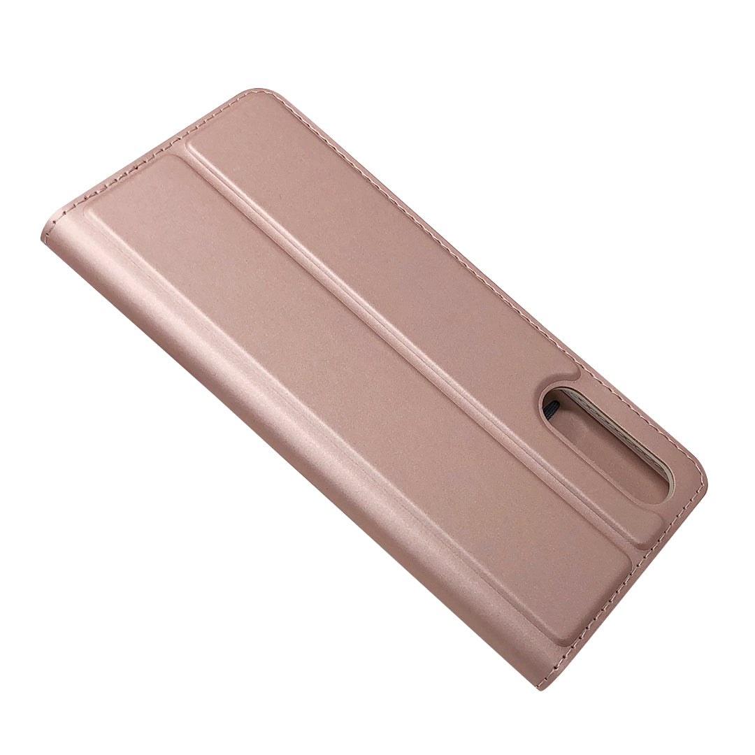 Magnetic Adsorption Stand Leather Card Holder Case for Sony Xperia 10 II