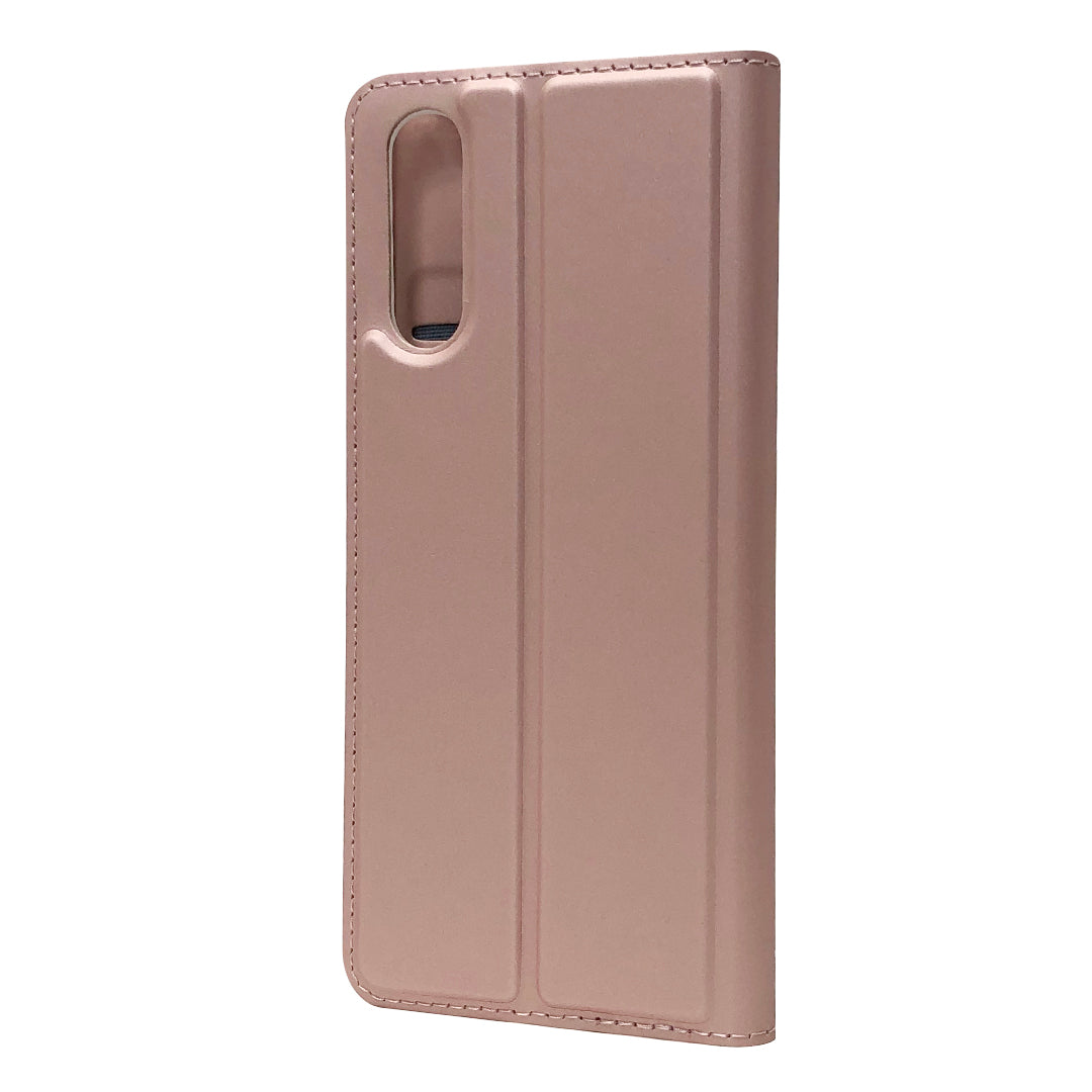 Magnetic Adsorption Stand Leather Card Holder Case for Sony Xperia 10 II