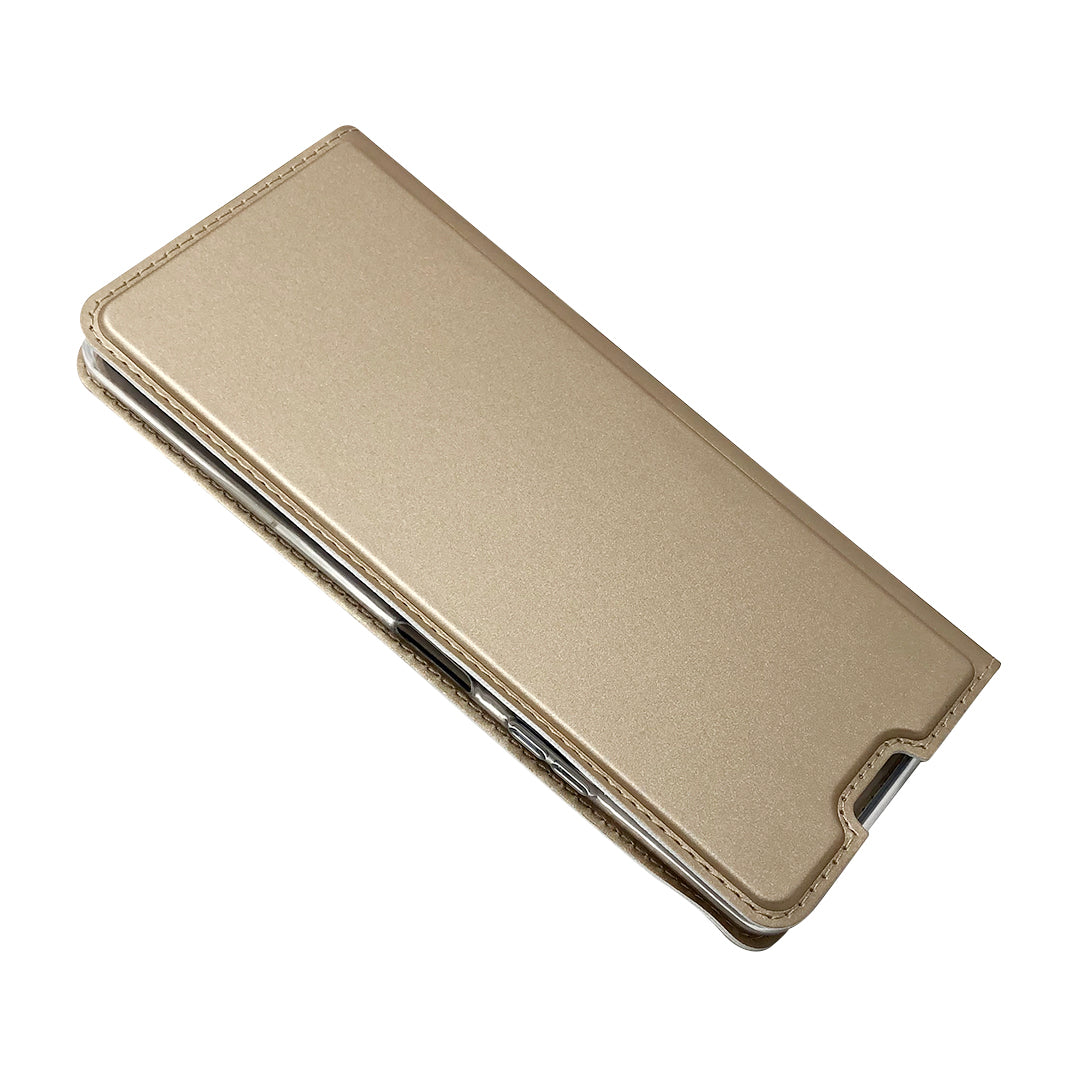Magnetic Adsorption Stand Leather Card Holder Case for Sony Xperia 10 II