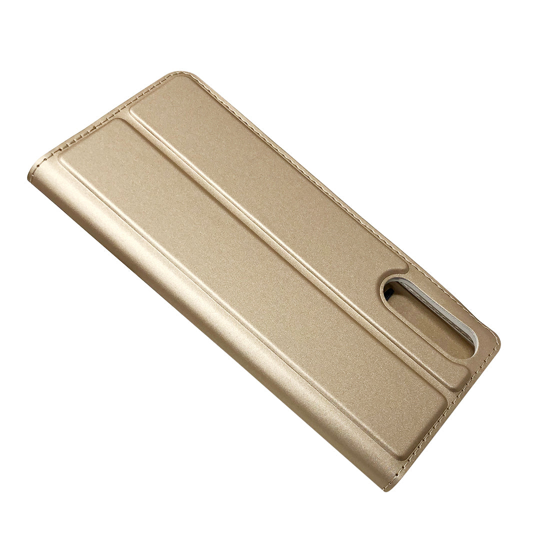 Magnetic Adsorption Stand Leather Card Holder Case for Sony Xperia 10 II