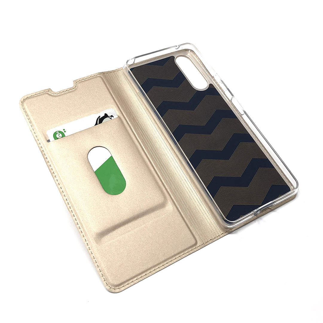 Magnetic Adsorption Stand Leather Card Holder Case for Sony Xperia 10 II