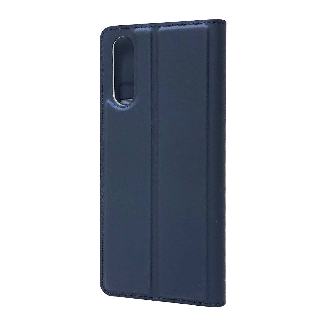 Magnetic Adsorption Stand Leather Card Holder Case for Sony Xperia 10 II