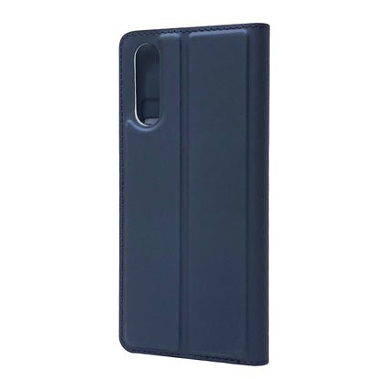 Magnetic Adsorption Stand Leather Card Holder Case for Sony Xperia 10 II
