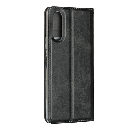 PU Leather Stand Case with Card Slot Phone Shell for Sony Xperia 10 II