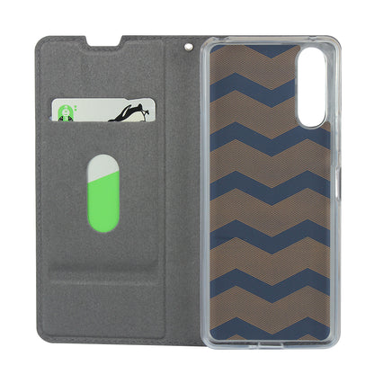 PU Leather Stand Case with Card Slot Phone Shell for Sony Xperia 10 II