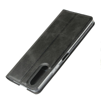 PU Leather Stand Case with Card Slot Phone Shell for Sony Xperia 10 II