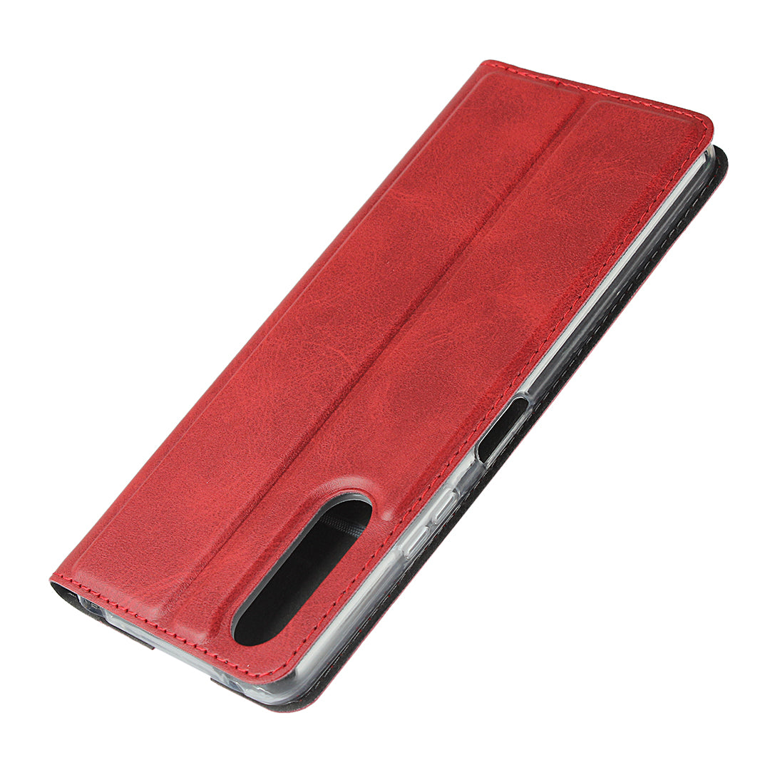 PU Leather Stand Case with Card Slot Phone Shell for Sony Xperia 10 II