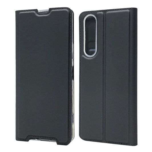 Magnetic Adsorption Leather Cover Card Holder Phone Case for Sony Xperia 1 II