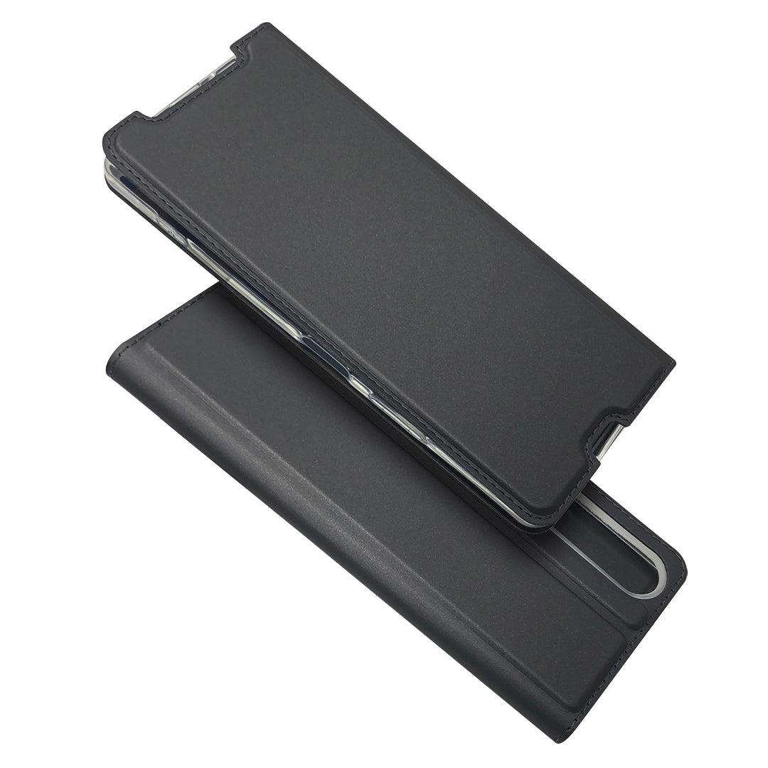 Magnetic Adsorption Leather Cover Card Holder Phone Case for Sony Xperia 1 II