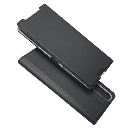 Magnetic Adsorption Leather Cover Card Holder Phone Case for Sony Xperia 1 II