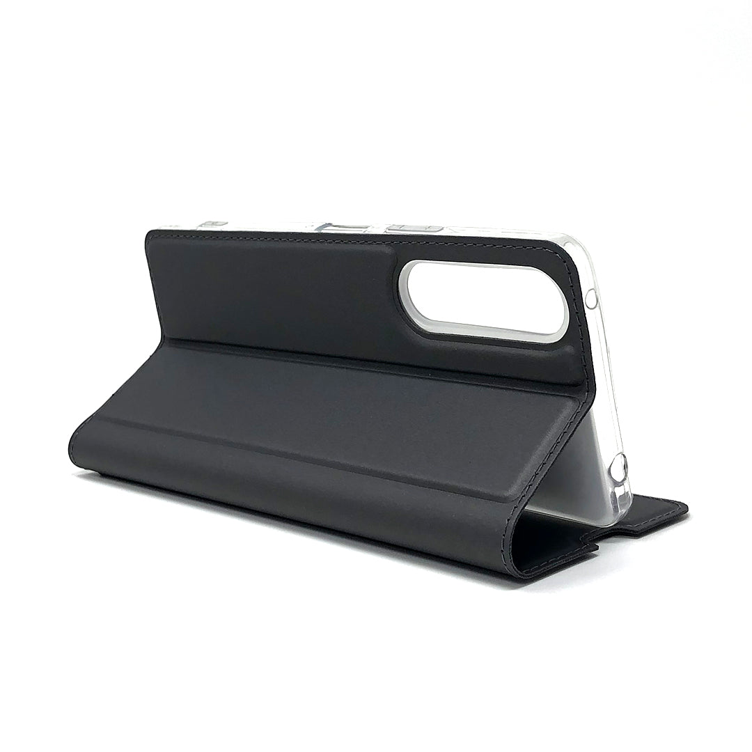 Magnetic Adsorption Leather Cover Card Holder Phone Case for Sony Xperia 1 II