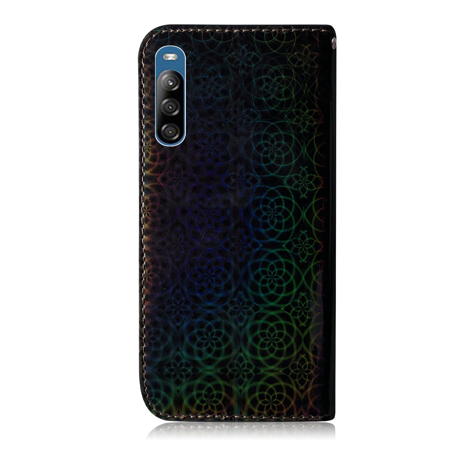 Dazzling Pure Color Leather Phone Case for Sony Xperia L4