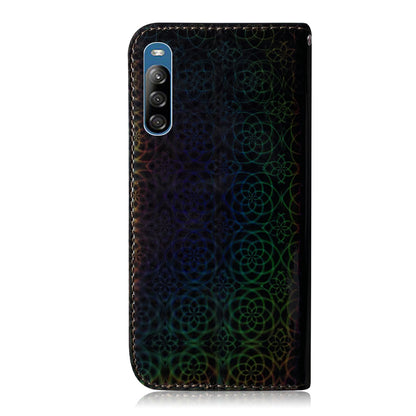 Dazzling Pure Color Leather Phone Case for Sony Xperia L4
