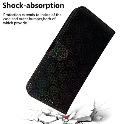 Dazzling Pure Color Leather Phone Case for Sony Xperia L4