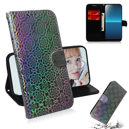 Dazzling Pure Color Leather Phone Case for Sony Xperia L4