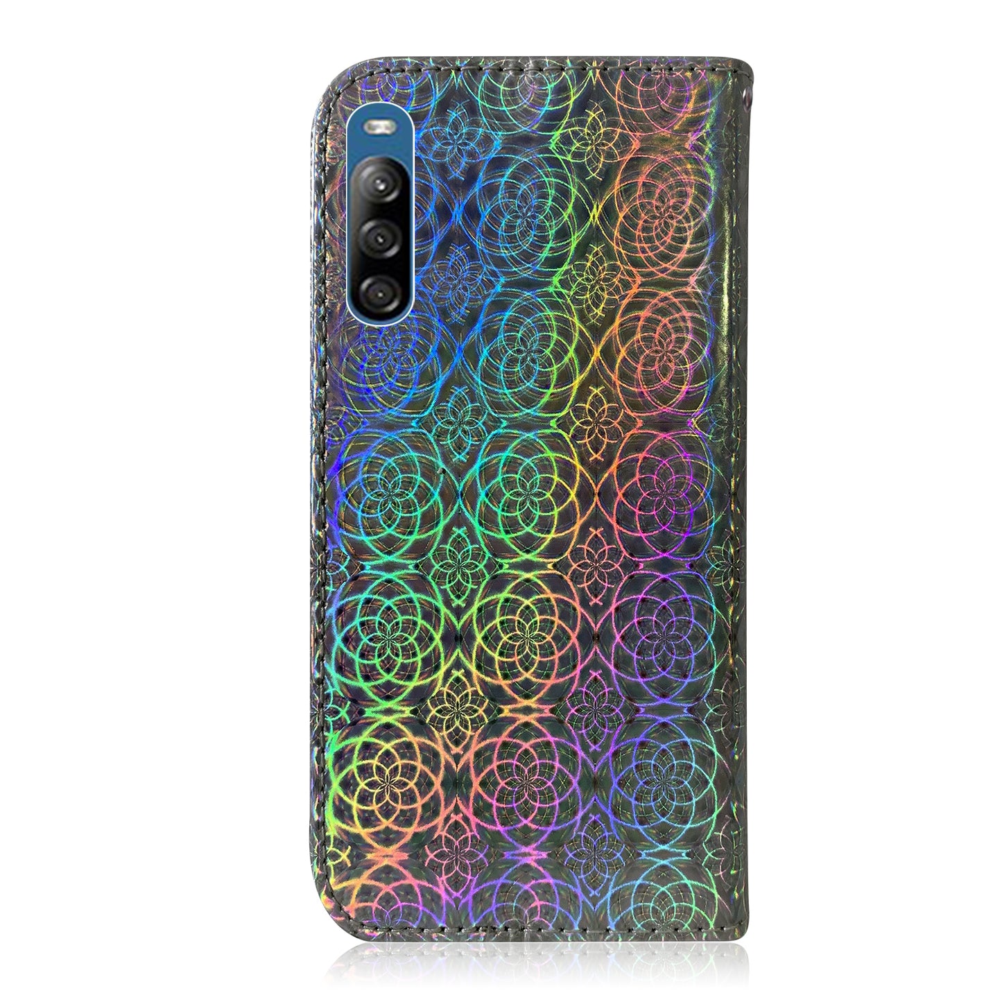 Dazzling Pure Color Leather Phone Case for Sony Xperia L4