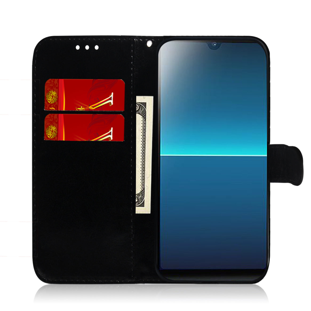 Dazzling Pure Color Leather Phone Case for Sony Xperia L4
