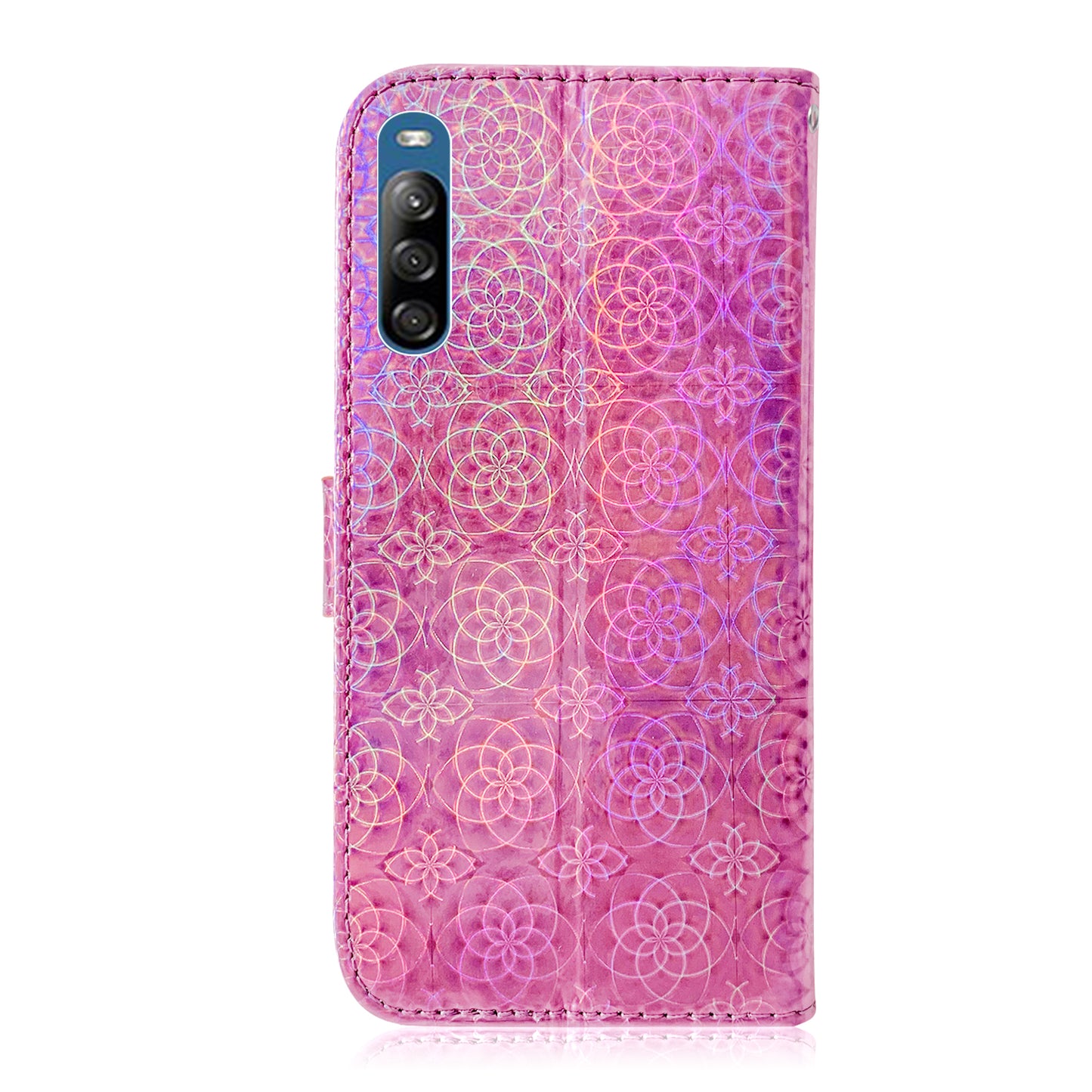 Dazzling Pure Color Leather Phone Case for Sony Xperia L4