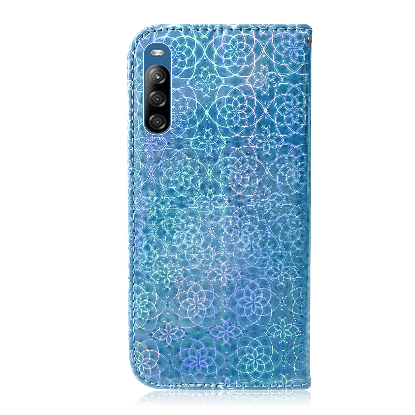 Dazzling Pure Color Leather Phone Case for Sony Xperia L4