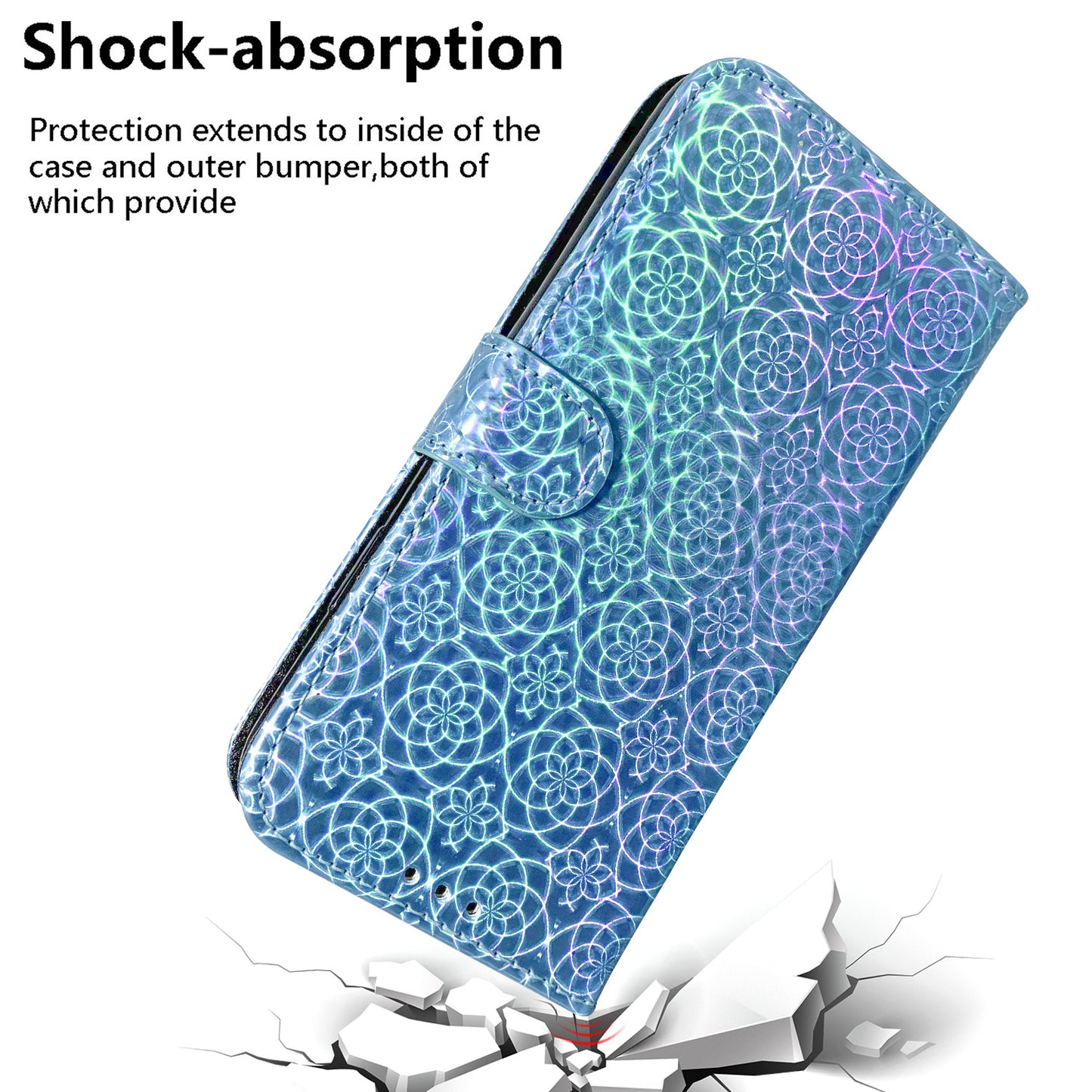 Dazzling Pure Color Leather Phone Case for Sony Xperia L4
