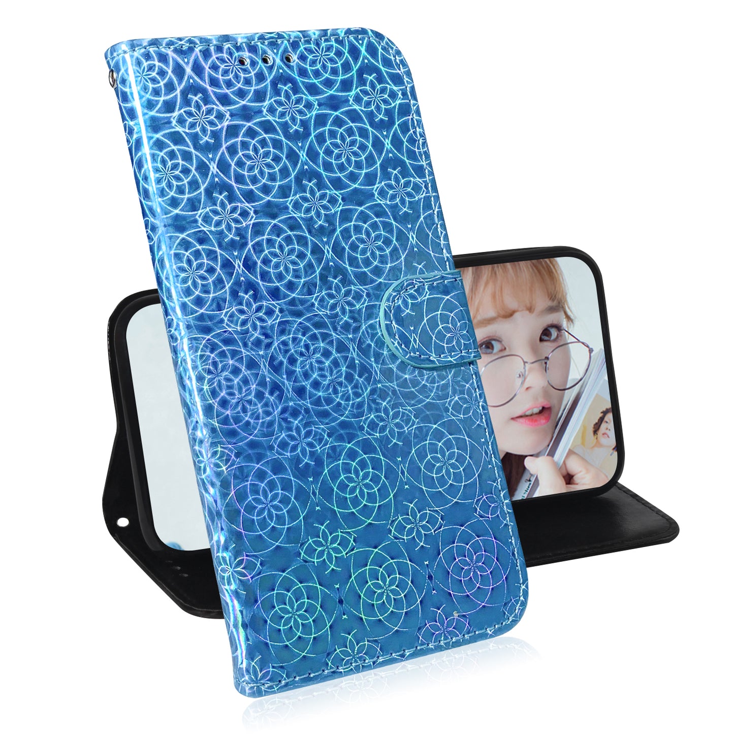 Dazzling Pure Color Leather Phone Case for Sony Xperia L4